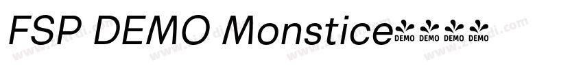 FSP DEMO Monstice字体转换 FSP DEMO Monstice字体转换